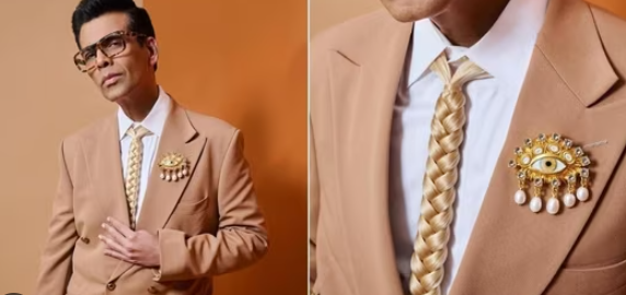 Karan Johar Look गले में चोटी बांधकर मचाई धूम -rajasthan news in hindi